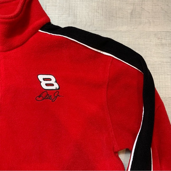 Vintage Nascar Dale Earnhardt Jr. Winner's Circle 1/4 Zip Fleece Pullover Size L - Picture 5 of 9